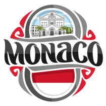 Flag Monaco design featuring a building and vibrant colors, ideal for baby items.\n\nCaption: Explore our charming Fla