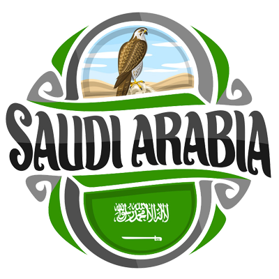 Decorative design featuring the flag of Saudi Arabia with a falcon, suitable for baby products.\n\nCaption: Celebrate 
