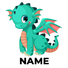 Colorful unicorn with wings surrounded by hearts and clouds, perfect for baby products at pacifier-baby.com.\n\nCaptio