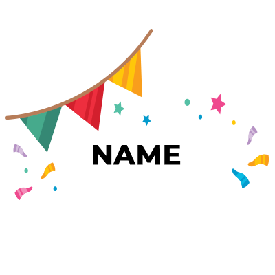 Bright and colorful garland celebrating special moments in your baby\'s life. Perfect for adding charm to any nursery decor.