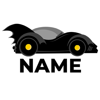 Batman logo pattern-3 design, ideal for baby products like pacifiers and bodysuits.\n\nCaption: Dress your little supe