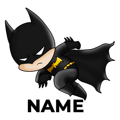 Cute baby wearing a Batman costume with a pacifier, perfect for themed baby products at pacifier-baby.com.\n\nCaption: