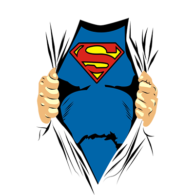 Superman edition-1 design featuring a superhero emblem, ideal for baby items like bodysuits and bibs.\n\nCaption: Dres