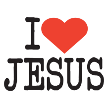 A fun design featuring the phrase \"I love Jesus\" in bold letters, perfect for baby apparel and accessories.\n\nCapti