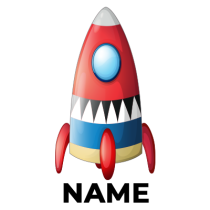 Colorful Toy Rocket for imaginative play, perfect for babies and toddlers.\n\nCaption: Blast off into adventure with o