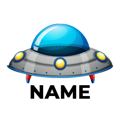 Colorful toy rocket shaped like a flying saucer with a blue dome and bright lights, ideal for imaginative play.\n\nCap