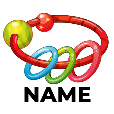 Colorful Toy Rattle with a mix of rings and balls designed to engage and entertain your little one. Perfect for sensory play. \n