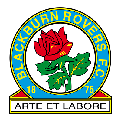 Blackburn Rovers Football Club logo, perfect for baby items like bodysuits and bibs. \n\nCaption: Celebrate your baby\