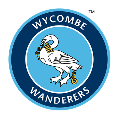Wycombe Wanderers Football Club logo, perfect for baby gear and accessories at pacifier-baby.com.\n\nCaption: Celebrat