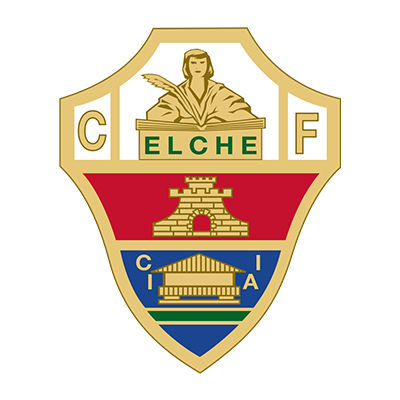 Elche Club de Fútbol logo, suitable for baby items like bodysuits and bibs at pacifier-baby.com.\n\nCaption: Shop our 