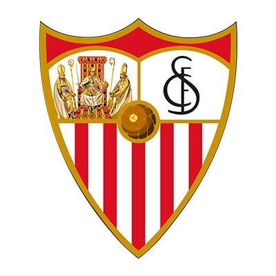Séville Fútbol Club logo, ideal for baby products like bibs, bodysuits, and pacifiers at pacifier-baby.com.\n\nCaption