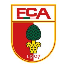 Fußball-Club Augsburg emblem, perfect for baby items like bodysuits or bibs at pacifier-baby.com.\n\nCaption: Celebrat