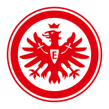 Eintracht Frankfurt logo suitable for baby products like pacifiers and clothing.\n\nCaption: Show your little one’s te