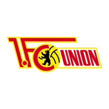 Fußballclub Union Berlin logo featured on baby products like bodysuits and pacifiers.\n\nCaption: Show your team spiri