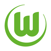 VfL Wolfsburg baby product logo, suitable for apparel and accessories like bodysuits and pacifiers.\n\nCaption: Discov