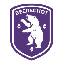Beerschot VC Anvers logo featuring a bear, perfect for baby items like bodysuits and bibs.\n\nCaption: Support your li