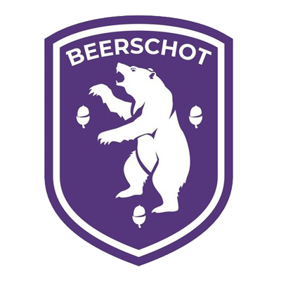 Beerschot VC Anvers logo featuring a bear, perfect for baby items like bodysuits and bibs.\n\nCaption: Support your li