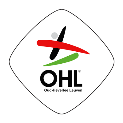 Oud-Heverlee Louvain logo displayed in vibrant colors on a diamond-shaped background, suitable for baby products.\n\nC