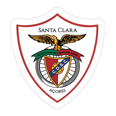 Clube Desportivo Santa Clara logo, perfect for baby apparel and accessories. \n\nCaption: Show your team pride with ou