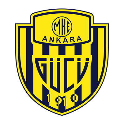 MKE Ankaragücü logo, a vibrant yellow and blue shield, perfect for baby items like bodysuits and bibs.\n\nCaption: Sho