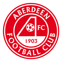 Aberdeen Football Club logo suitable for baby products like pacifiers, bibs, and bodysuits.\n\nCaption: Show your litt