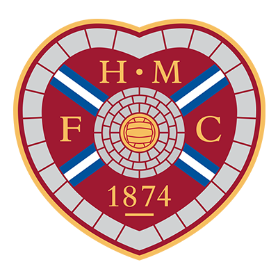 Heart of Midlothian Football Club logo, perfect for baby items like bodysuits, booties, and bibs.\n\nCaption: Celebrat