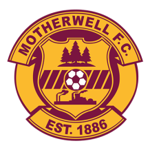 Motherwell Football Club logo, suitable for baby products like bibs, hats, and bodysuits.\n\nCaption: Celebrate your l