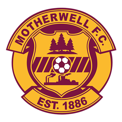 Motherwell Football Club logo, suitable for baby products like bibs, hats, and bodysuits.\n\nCaption: Celebrate your l