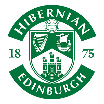 Hibernian Football Club logo, suitable for baby items like pacifiers, bodysuits, and bibs.\n\nCaption: Celebrate your 