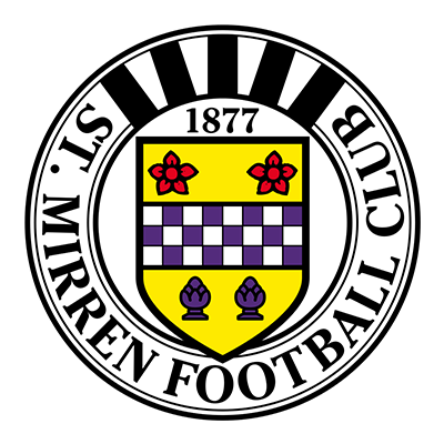 Saint Mirren Football Club logo featuring a yellow shield with flowers, ideal for baby products at pacifier-baby.com.\