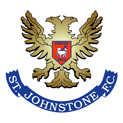 St Johnstone Football Club logo featuring an eagle design, suitable for baby products including hats and bodysuits.\n\