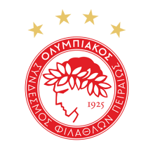 Olympiacos Sýndesmos Filáthlon Pireós logo, perfect for sporty baby items like bodysuits and bibs.\n\nCaption: Show yo