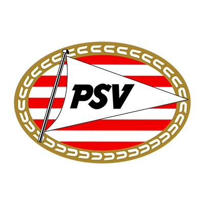 PSV Eindhoven logo, featuring red and white stripes and a sail, ideal for baby products on pacifier-baby.com.\n\nCapti