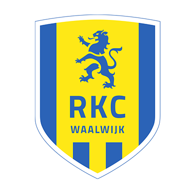 RKC Waalwijk logo featuring a lion, ideal for baby products like pacifiers, bodysuits, and bibs.\n\nCaption: Discover 