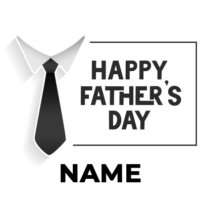 Cute design featuring a tie and shirt for the Happy Father\'s Day style 3 baby products.\n\nCaption: Celebrate Father\