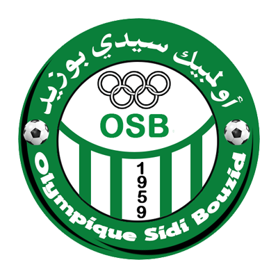 Étoile olympique de Sidi Bouzid logo, a green and white circular design featuring Olympic rings and a soccer theme.\n\
