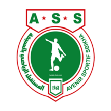 Avenir sportif de sbikha logo, suitable for baby products like pacifiers and bodysuits.\n\nCaption: Discover our Aveni