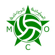 Logo of Mouloudia Club d\'Oujda, featuring a green star and a circular design, suitable for baby products.\n\nCaption:
