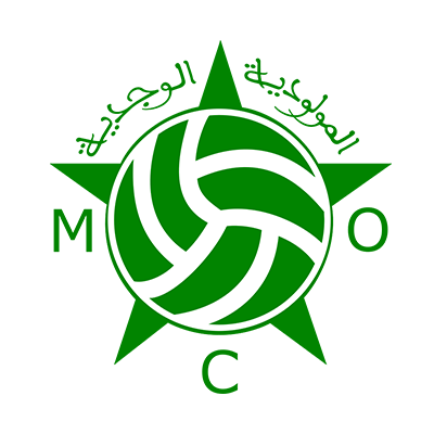 Logo of Mouloudia Club d\'Oujda, featuring a green star and a circular design, suitable for baby products.\n\nCaption: