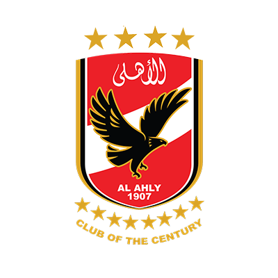 Al Ahly Sporting Club baby items logo, featuring a bold eagle and stars, suitable for pacifiers and bodysuits.\n\nCapt