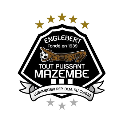 Tout Puissant Mazembe logo, suitable for baby items like pacifiers and bodysuits, ideal for sports-themed gifts.\n\nCa