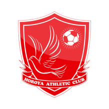 Horoya Athlétic Club logo in red, featuring a bird and a soccer ball, suitable for baby apparel and accessories.\n\nCa