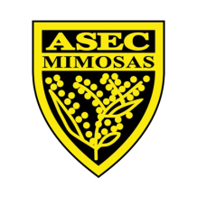 ASEC Mimosas logo featuring a yellow and black design with a floral motif, representing a baby product brand.\n\nCapti