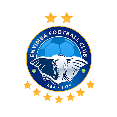 Logo of Enyimba International Football Club featuring an elephant and stars, representing a baby collection.\n\nCaptio