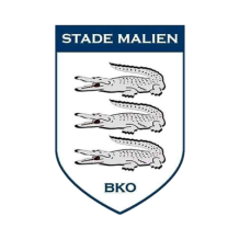 Stade Malien logo featuring three crocodiles, perfect for baby apparel and accessories available at pacifier-baby.com.