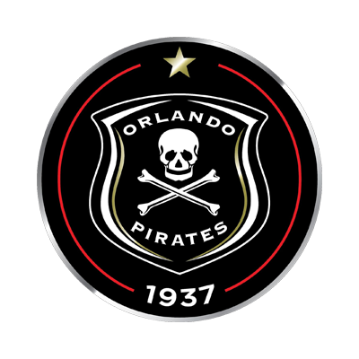 Orlando Pirates Football Club logo, suitable for baby items like bodysuits and pacifiers.\n\nCaption: Show your little