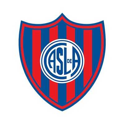 Club Atlético San Lorenzo de Almagro logo, perfect for baby products like pacifiers, hats, and bodysuits. \n\nCaption: