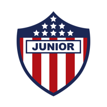Atlético Junior logo, ideal for creating a sporty theme in baby items like bodysuits and bibs. \n\nCaption: Show your 