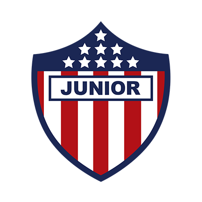 Atlético Junior logo, ideal for creating a sporty theme in baby items like bodysuits and bibs. \n\nCaption: Show your 