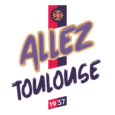 Toulouse football club-themed baby items featuring a vibrant design suitable for fans.\n\nCaption: Celebrate your litt